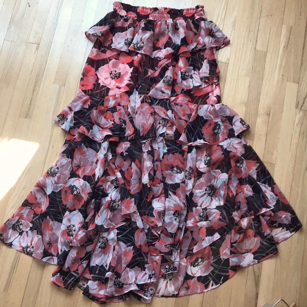 MISA LOS ANGELES CHIFFON SKIRT